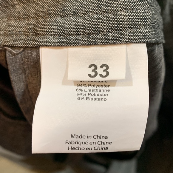 O’NEILL HYPERDRY Hybrid Heather Gray Flat Front Shorts size 33 - Picture 9 of 11